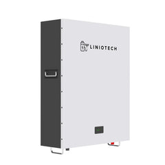 LINIOTECH 10 KWH 51.2V 200Ah Lifepo4 Power Reserve Power Wall Battery Storage Wall Mounted UL1973 LCD Touch Screen - Green Vista Living