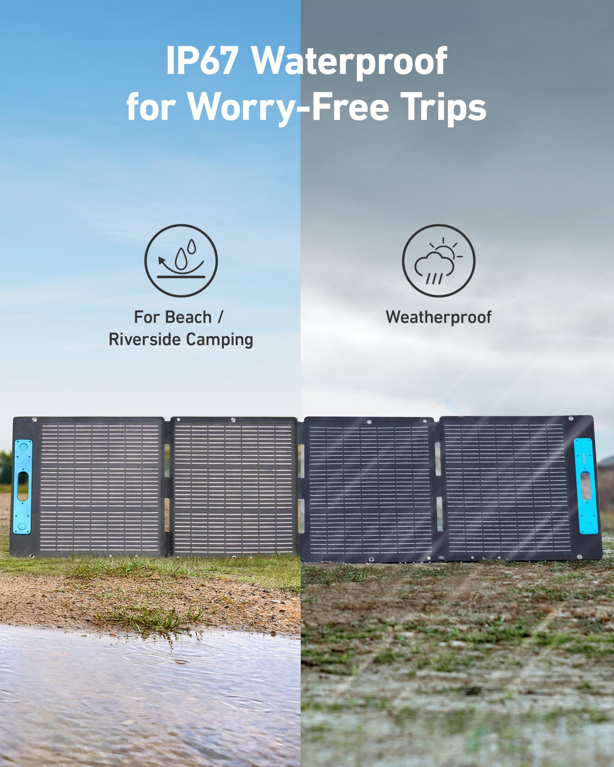 Anker SOLIX F2600 Power Station Solar Generator + 400W Solar Panel - Green Vista Living