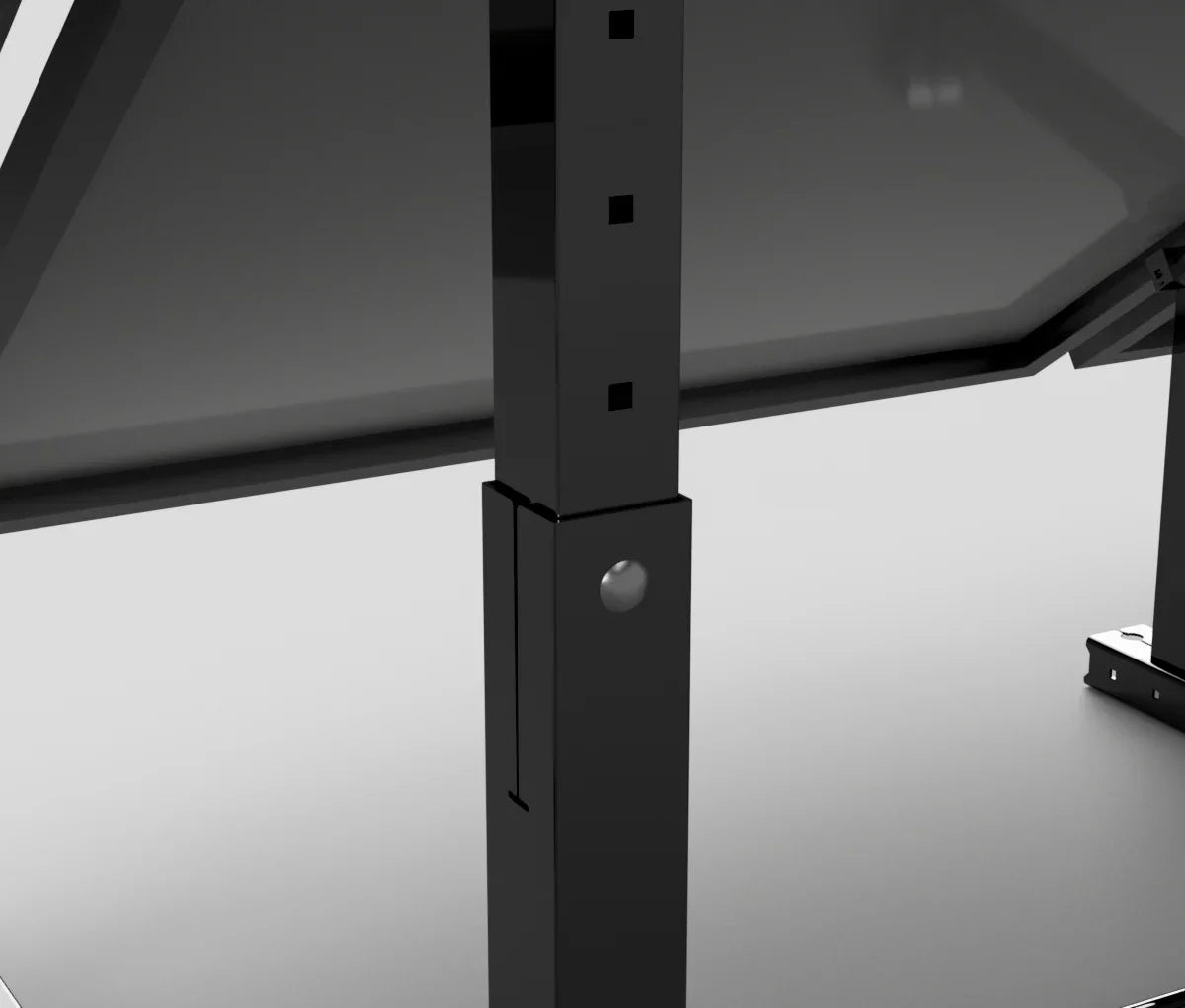 IntegraRack IR-40FSAC Solar Panel Ground Mount | 15-40 Degree Angle | Black High-Strength Composite - Green Vista Living