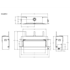 American Hearth Empire Boulevard See-Through 48" Direct Vent Gas Fireplace