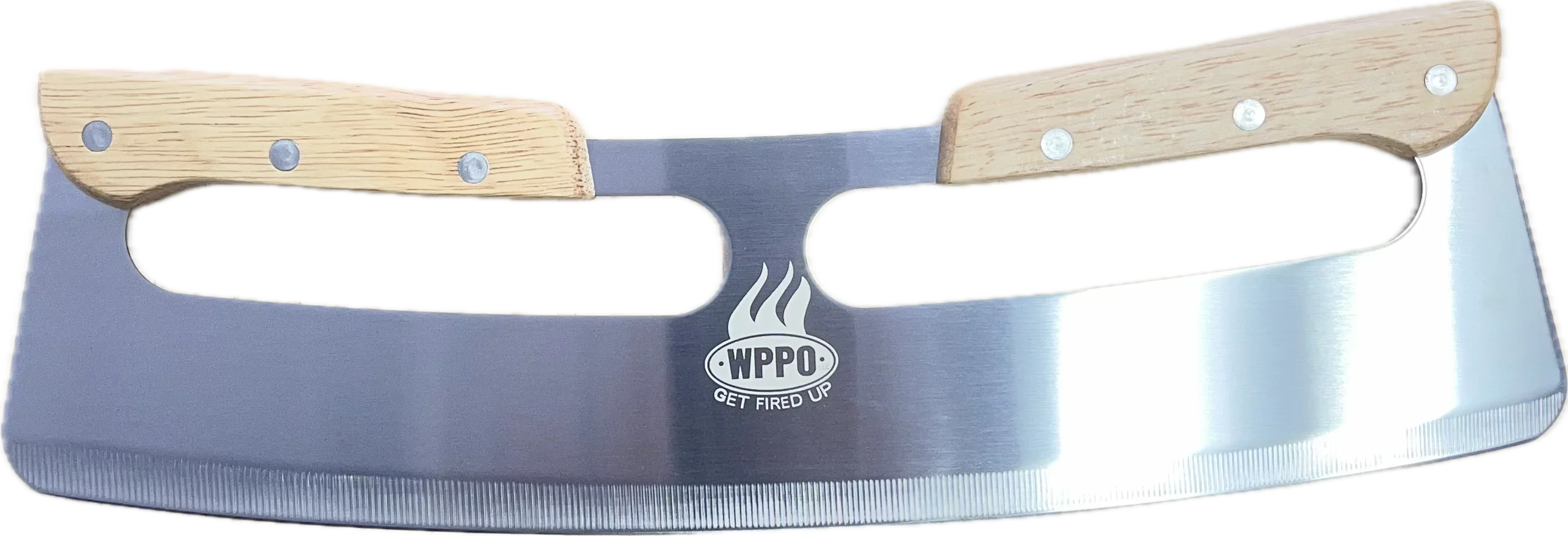 WPPO Rocker style pizza cutter 14" W/ Blade cover - Green Vista Living