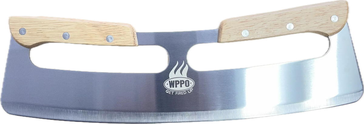 WPPO Rocker style pizza cutter 14" W/ Blade cover - Green Vista Living