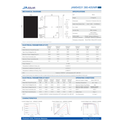 JA Solar JAM54-S31-405MR 440Watt 54 Cell All Black Monocrystalline Panel