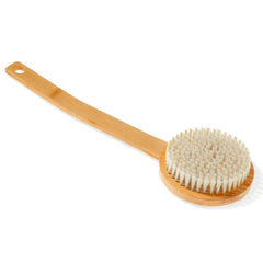 KOLO Sauna Bath Brush Bambu 2 with Handle, Natural Bamboo - Green Vista Living