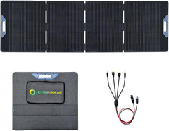 Lensun 200W 12V Waterproof Foldable Solar Panel