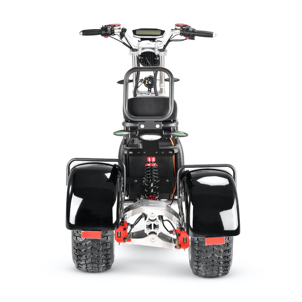 LinksEride CP7 DUAL MOTOR 2000W 60V 20Ah Electric Scooter Trike - Green Vista Living