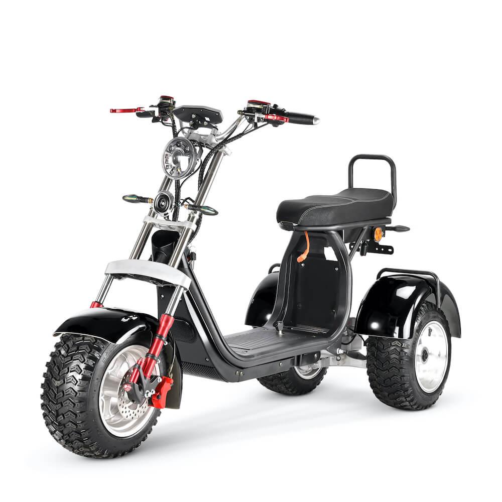 LinksEride CP7 DUAL MOTOR 2000W 60V 20Ah Electric Scooter Trike - Green Vista Living