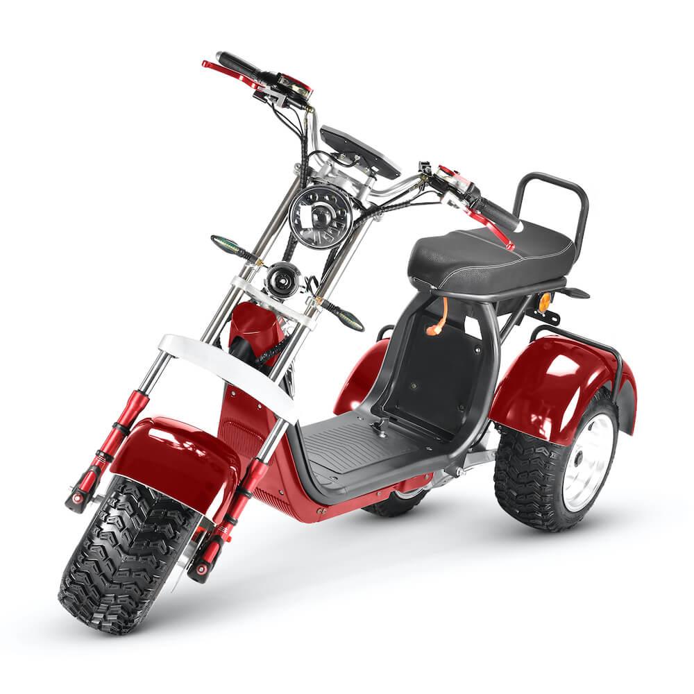 LinksEride CP7 DUAL MOTOR 2000W 60V 20Ah Electric Scooter Trike - Green Vista Living