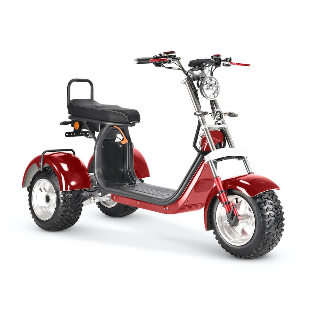 LinksEride CP7 DUAL MOTOR 2000W 60V 20Ah Electric Scooter Trike - Green Vista Living