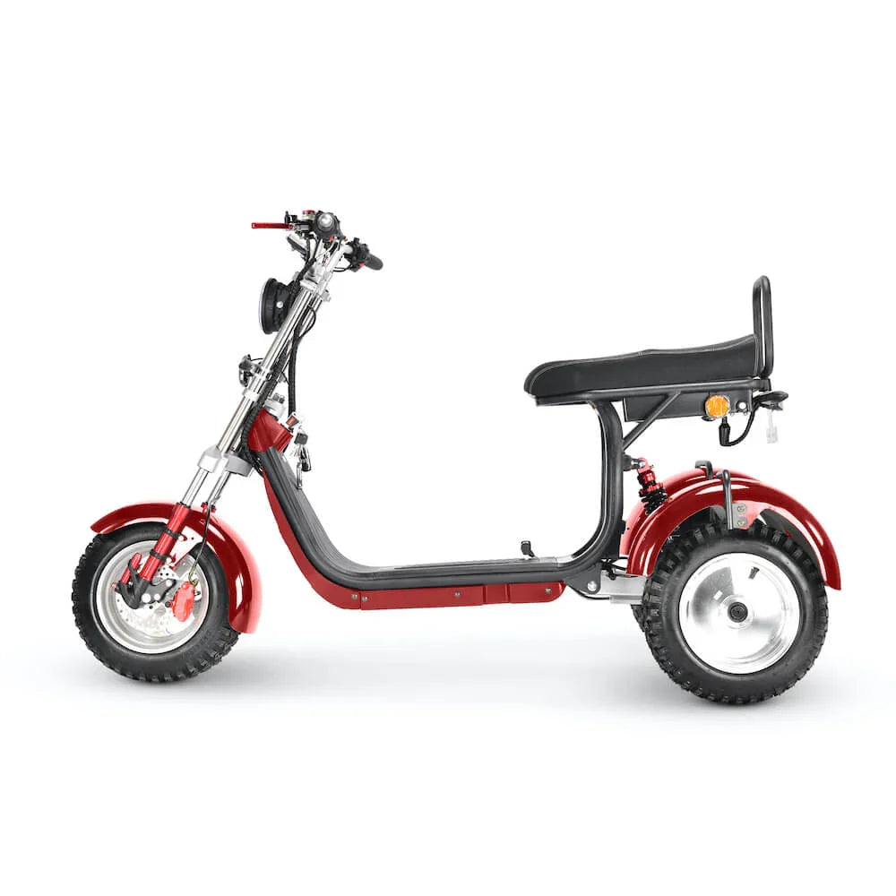LinksEride CP7 DUAL MOTOR 2000W 60V 20Ah Electric Scooter Trike - Green Vista Living
