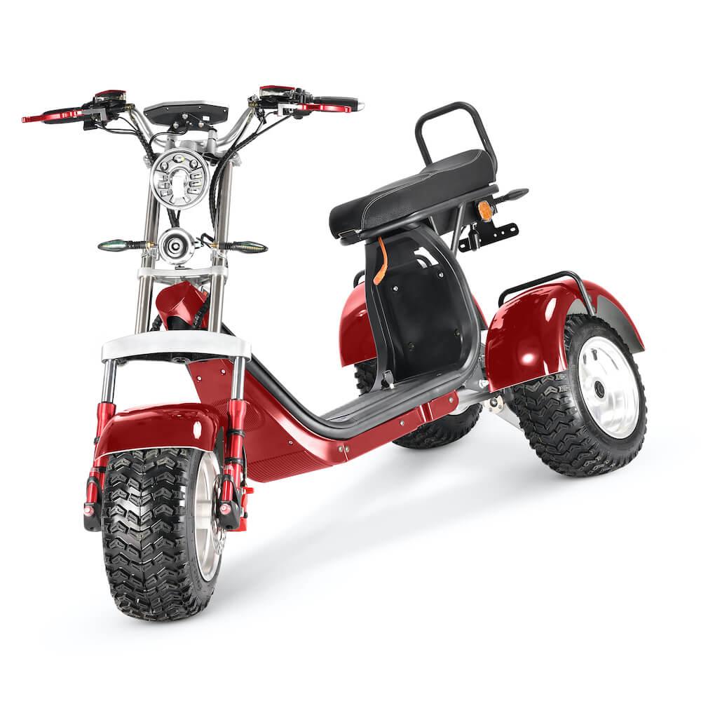 LinksEride CP7 DUAL MOTOR 2000W 60V 20Ah Electric Scooter Trike - Green Vista Living