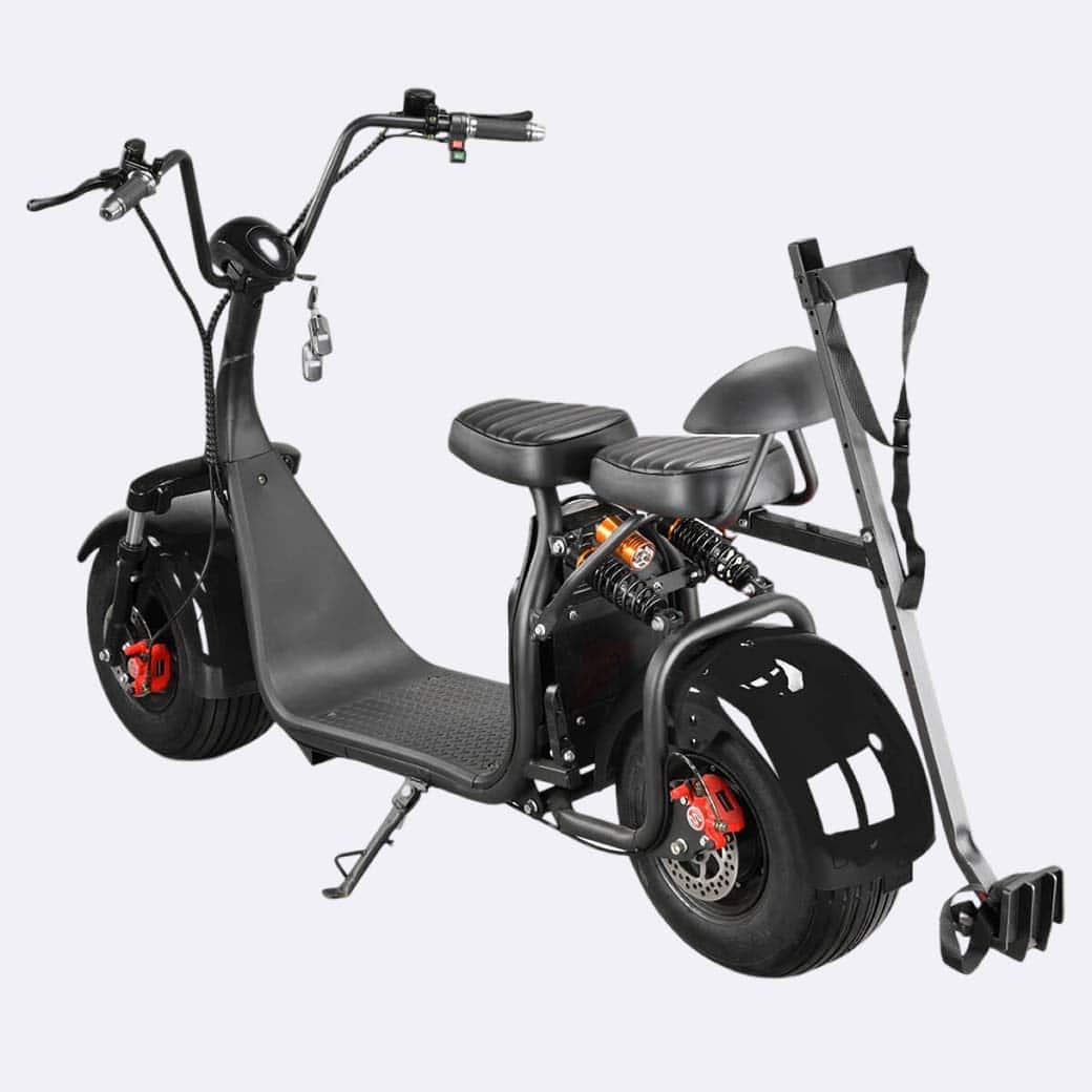 LinksEride X7 2 WHEEL Single Person 2000W 60V 20Ah Electric Golf Scooter - Green Vista Living