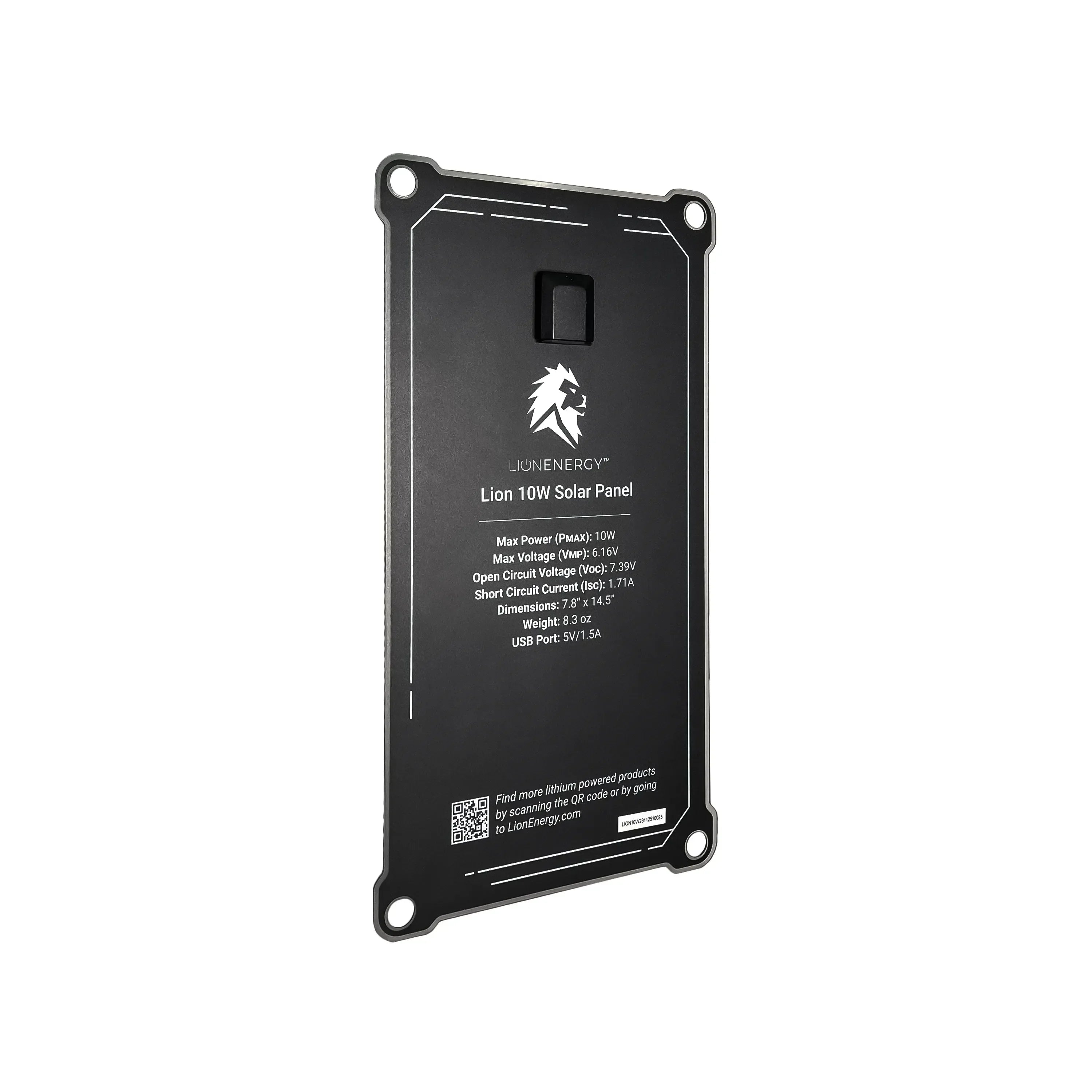 Lion Energy Morningside - 10W 6V Solar Panel (USB-A) - Green Vista Living