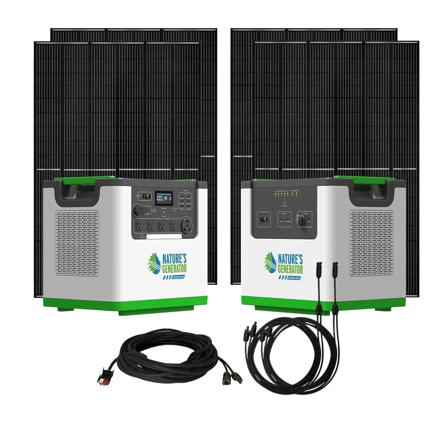 Nature's Generator Lithium 3600 Solar Generator - Green Vista Living
