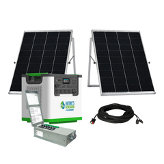 Nature's Generator Lithium 3600 Solar Generator and Transfer Switch - Green Vista Living