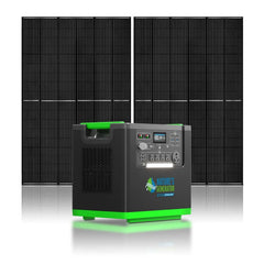 Nature's Generator Lithium 6000 with Solar Panel - Green Vista Living