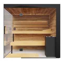 Thermasol Lumaria - Glass, 2-6 Person, Indoor Sauna