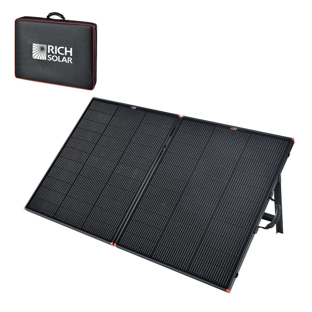 MEGA 200 Watt Portable Solar Panel | Powerful 12V Portable Solar Panel for Generators, Power Stations, Campers - Green Vista Living