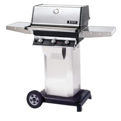 MHP TRG2 Stainless Steel Infrared Gas Grill Head With 2 Stainless Steel Shelves