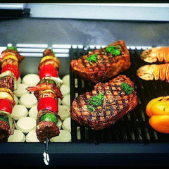 MHP TRG2LS Stainless Steel Infrared Built-In Gas Grill With SearMagic® Cooking Grids