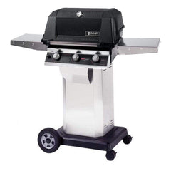 MHP WRG4DD Infrared Gas Grill Head With 2 Stainless Steel Shelves