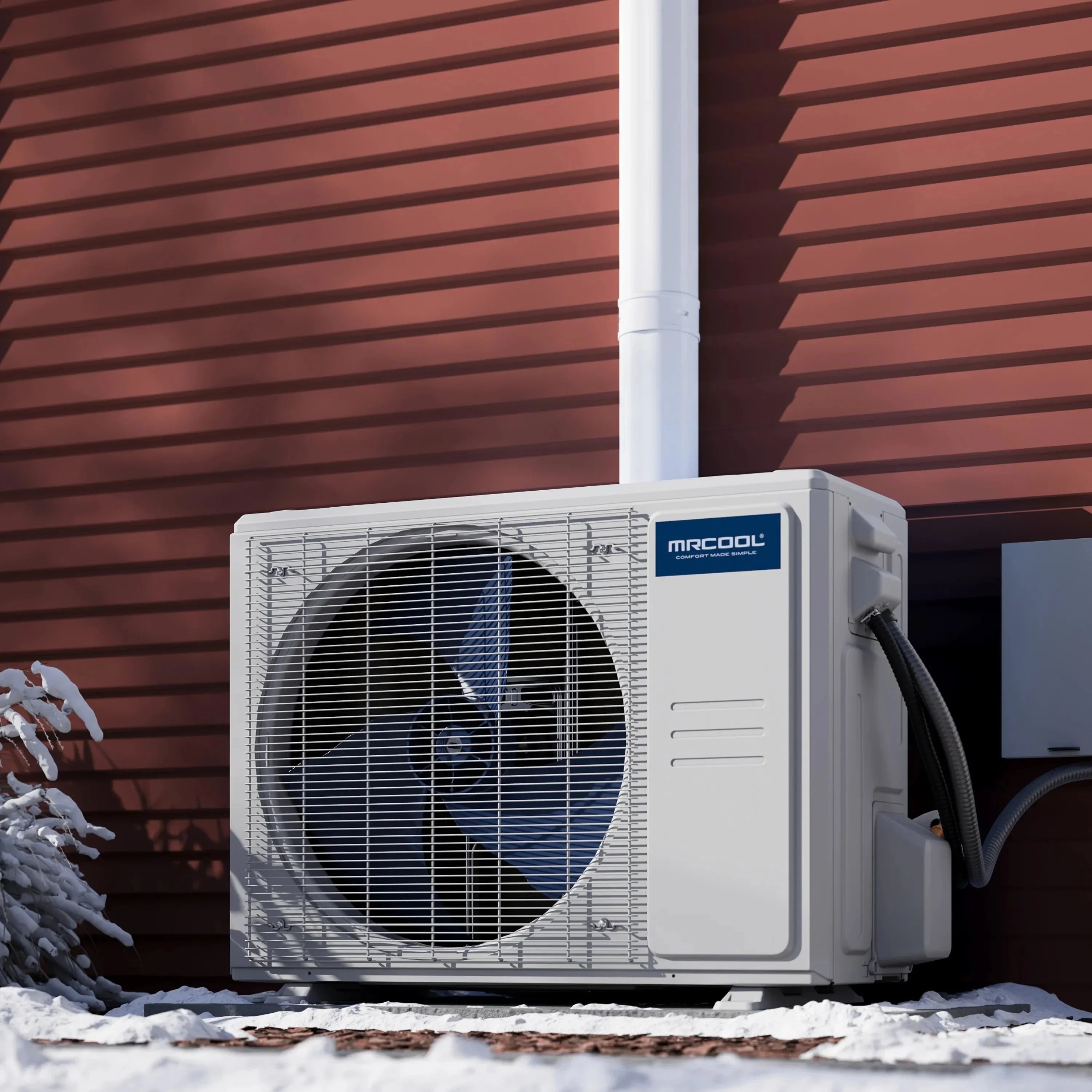 MRCOOL DIY® 5th Gen E Star 12,000 BTU Single Zone Mini Split Complete System with 25 Ft. Line Set, 115V (DIY-12-HP-WM-115D25-O) GeoCool
