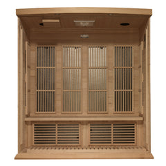 Maxxus 4 Person Near Zero EMF FAR IR Sauna (MX-K406-01-ZF HEM)