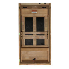Maxxus "S-Line" 1 Person Low EMF FAR IR Sauna (MX-S106-01)