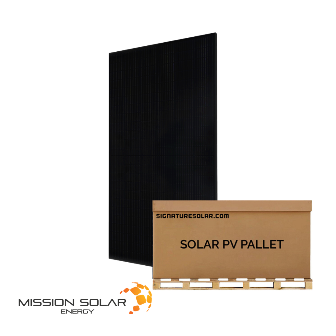 Mission Solar Pallet of 435W Monofacial Solar Panels | Domestic Content | 30 Panels