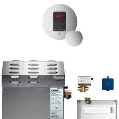 Mr.Steam Butler 6kW Steam Shower Generator Package with iTempoPlus Control in Round, Polished Chrome