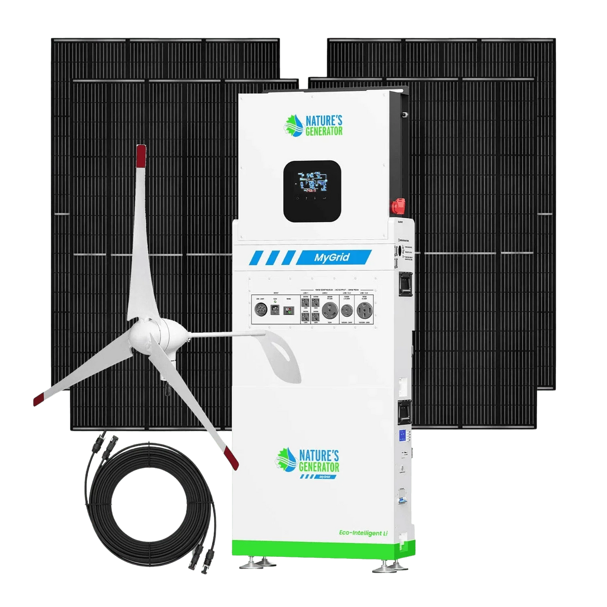Nature's Generator MyGrid 10K Solar and Wind Generator for Home - Green Vista Living