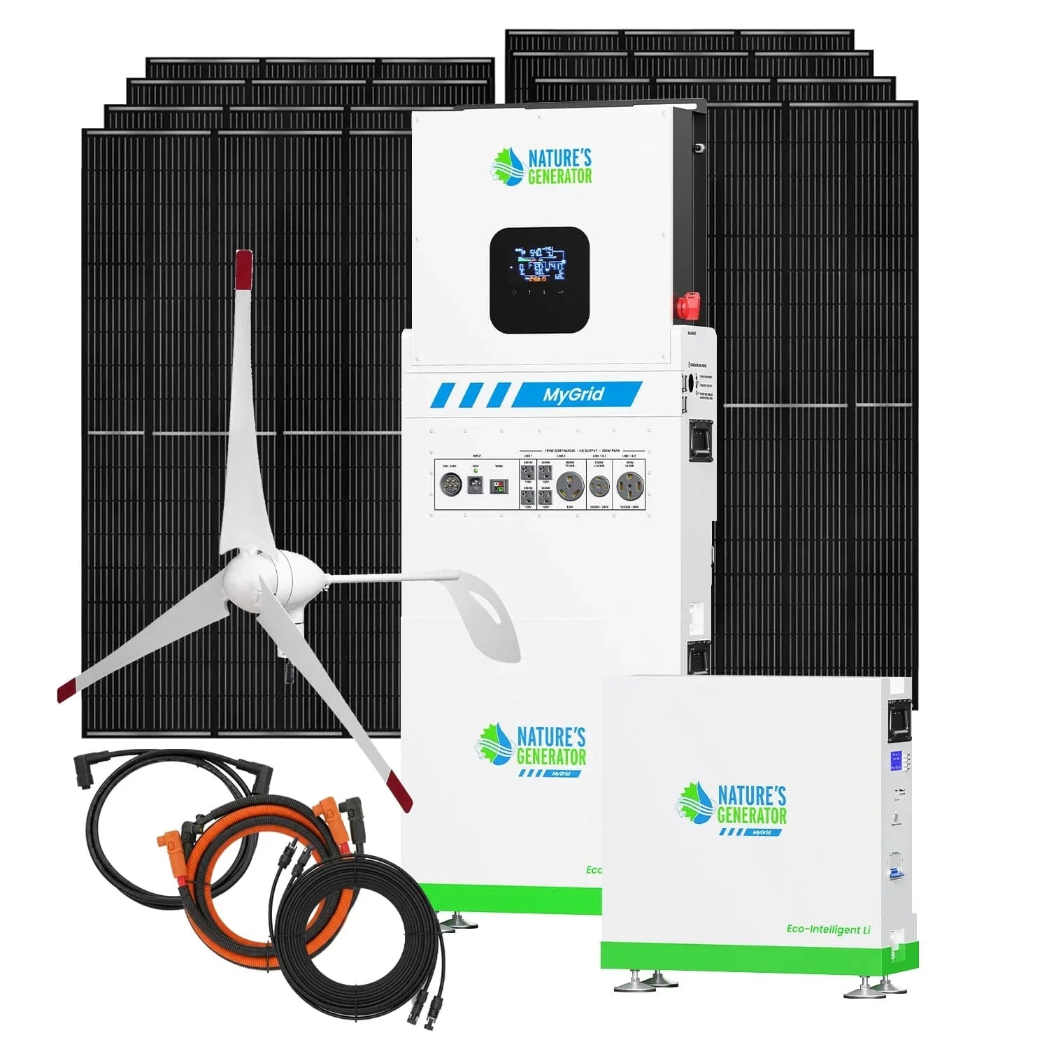 Nature's Generator MyGrid 10K Solar and Wind Generator for Home - Green Vista Living