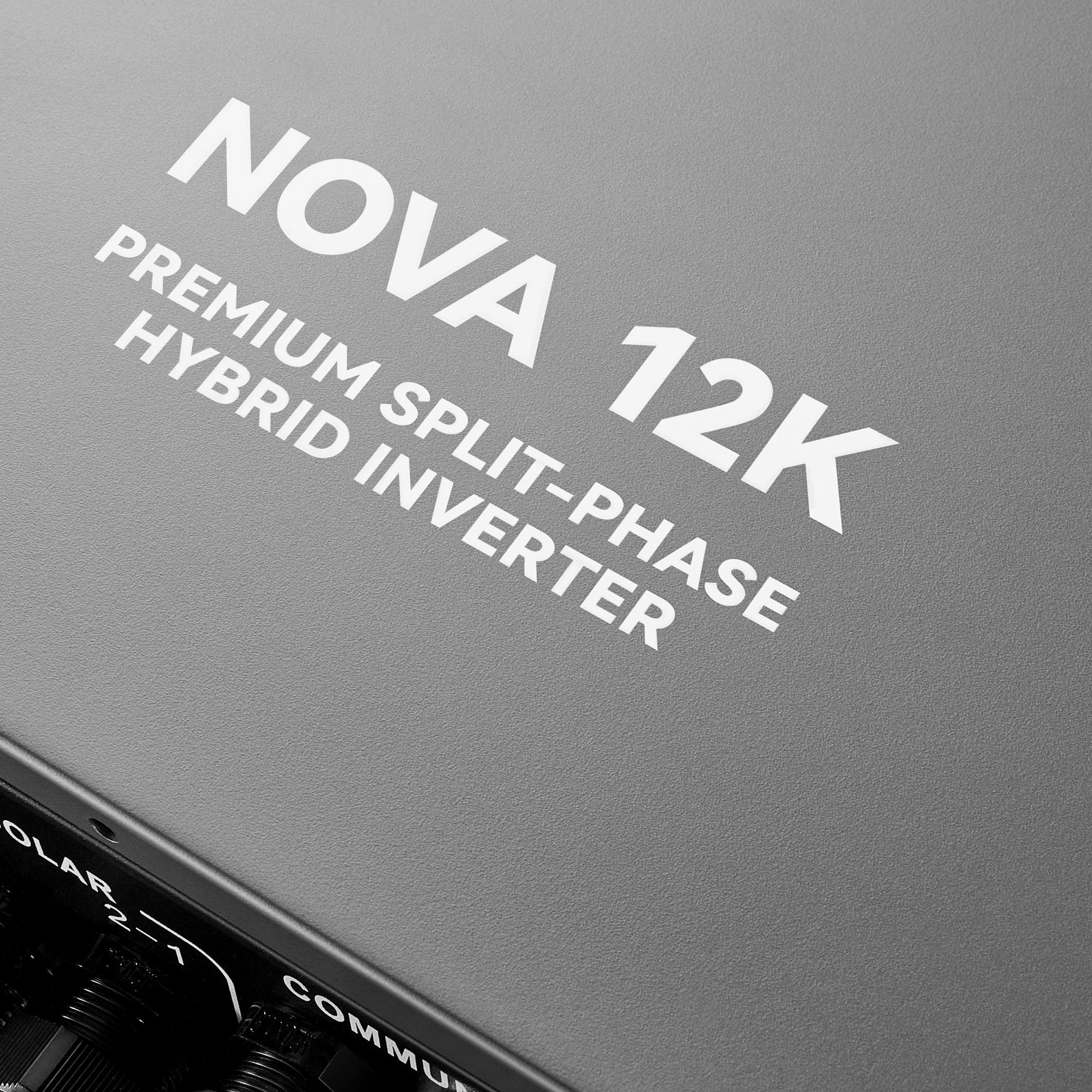 NOVA 12K | 12000 Watt 48V Split Phase Hybrid Inverter | 12000W PV Input, 10000W Continuous Output 120/240V | Premium 12000W 48V Hybrid Inverter for Cabins, ADUs, Tiny Homes, Residential, Agriculture, Off-Grid, On-Grid | UL Certified - Green Vista Living