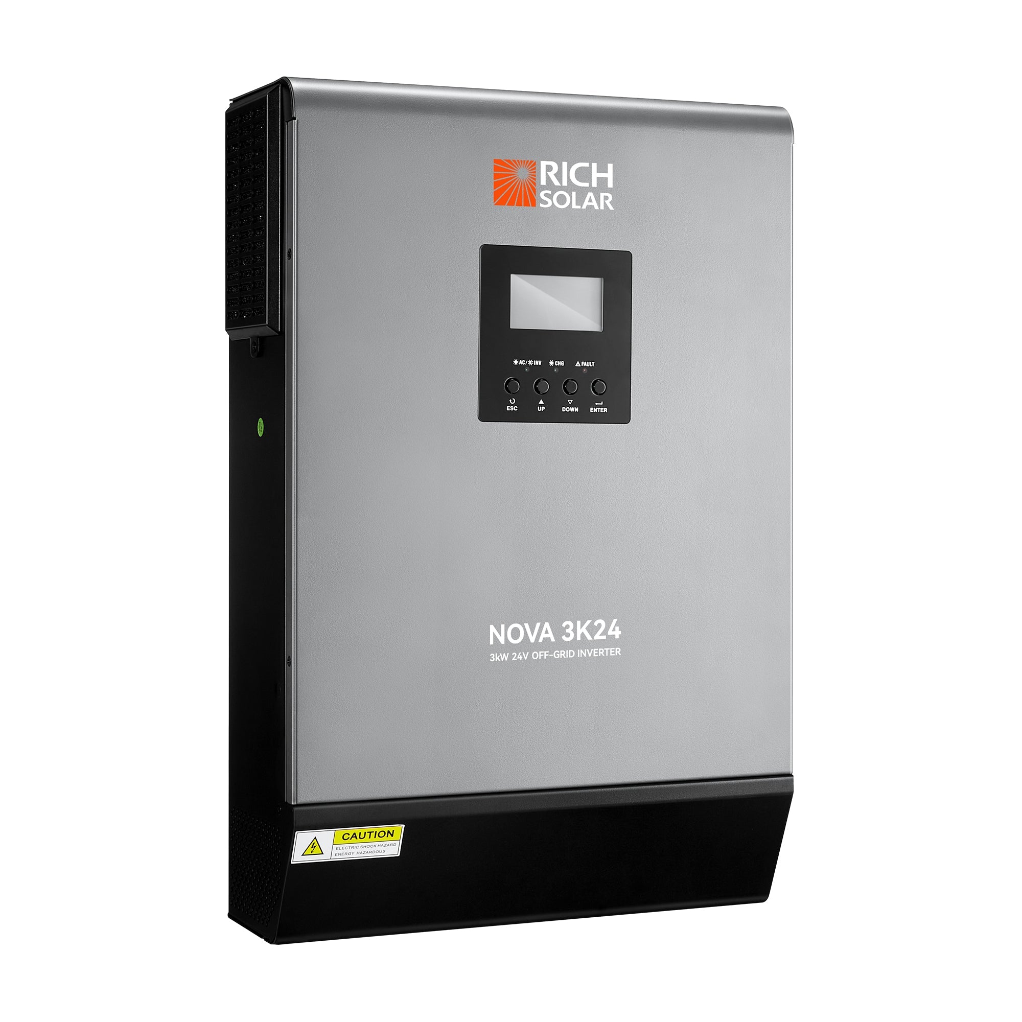 Rich Solar NOVA MAX 3K | 3000W 24V Hybrid Inverter for RVs, Trailers, Campers, Vans, Trucks, Overlanders, Boats - Green Vista Living