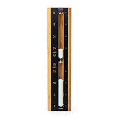 Narvi Black Sand Timer w/ Bamboo Frame, 15 Minutes