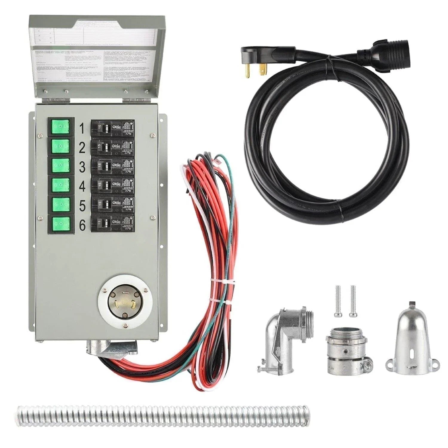 Nature's Generator Lithium 3600 Solar Generator and Transfer Switch - Green Vista Living
