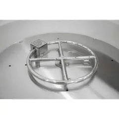 Elementi - Lunar Fire Bowl Cream White - Propane