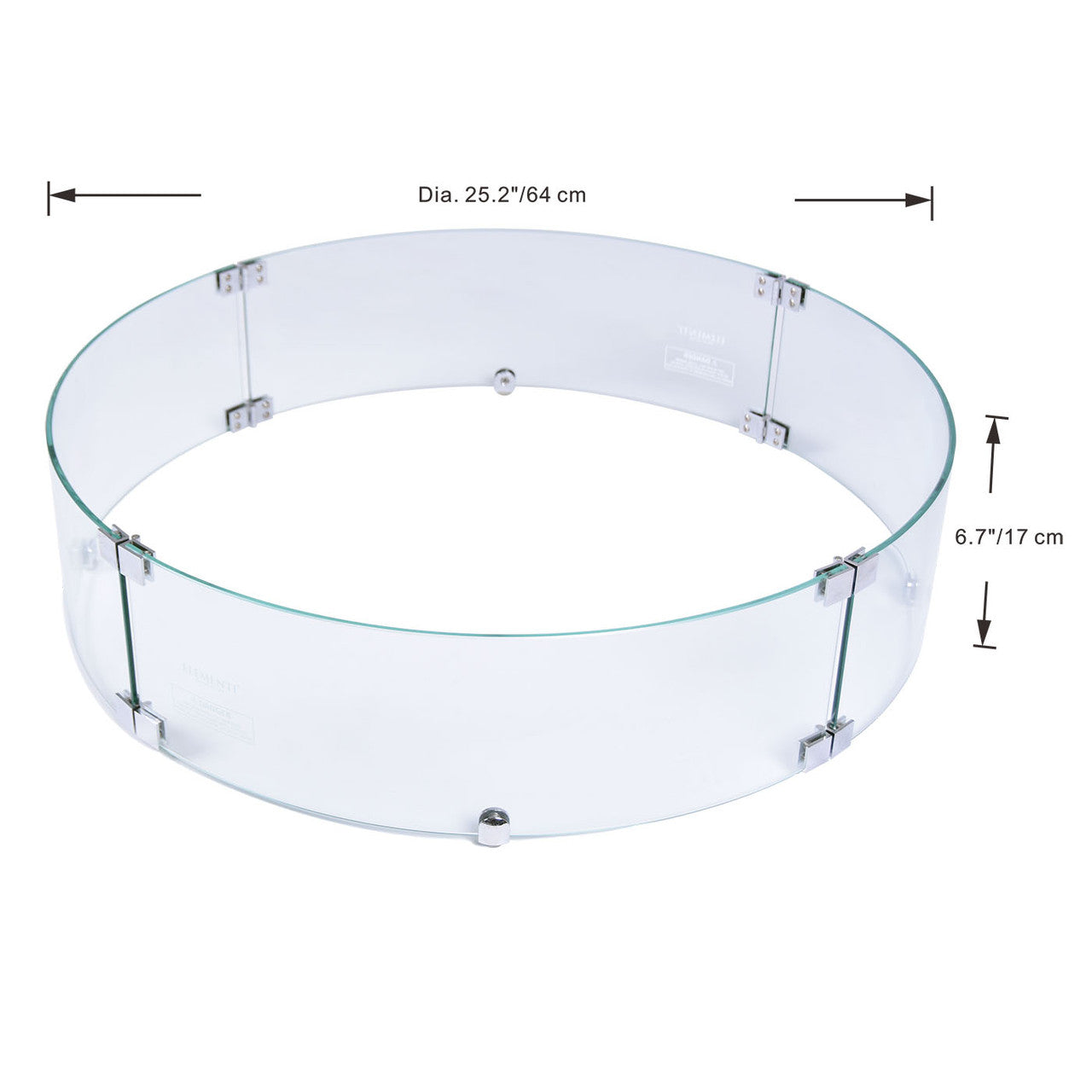 Elementi Plus Round Fire Pit Windscreen ONC05-022 Elementi