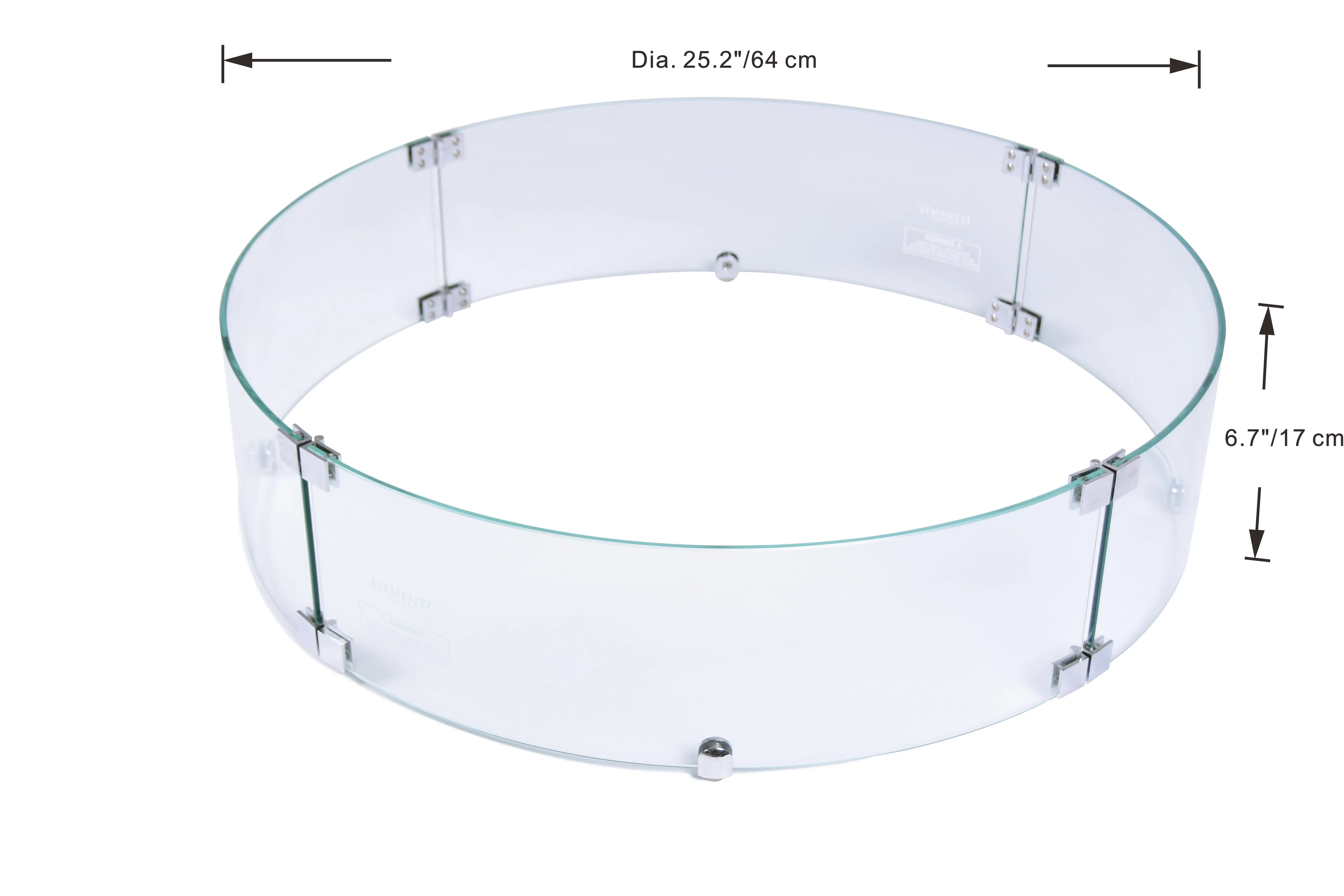 Elementi Wind Screen for Pacaya, Nimes and Colosseo Fire Tables - Green Vista Living