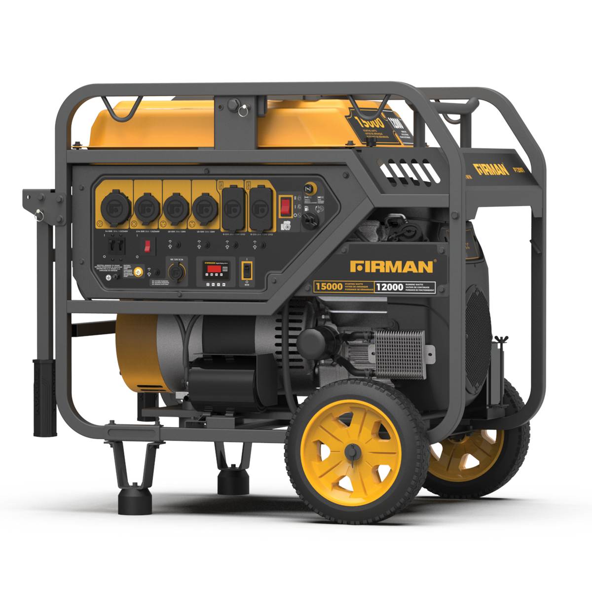 FIRMAN Power Equipment Gas Portable Generator 15000W Electric Start 120/240V