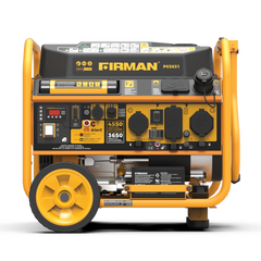 FIRMAN Power Equipment Gas Portable Generator 4550/3650W Remote Start 120/240V with CO alert