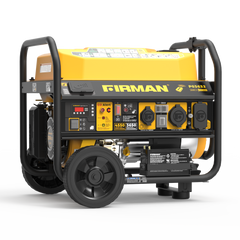 FIRMAN Power Equipment Gas Portable Generator 4550/3650W Remote Start 120/240V With CO Alert