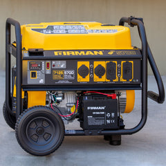 FIRMAN Power Equipment Gas Portable Generator 7125W Remote Start 120/240V
