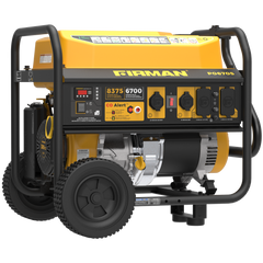 FIRMAN Power Equipment Gas Portable Generator 8375/6700W Recoil Start 120/240V With CO Alert