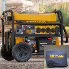 FIRMAN Power Equipment Gas Portable Generator 10000W Remote Start 120/240V