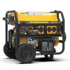 FIRMAN Power Equipment Gas Portable Generator 10000W Remote Start 120/240V