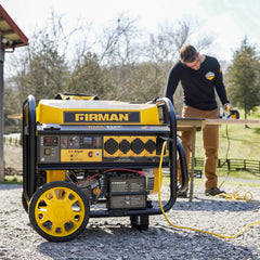 FIRMAN Power Equipment Gas Portable Generator 11400W Remote Start 120/240V with CO alert