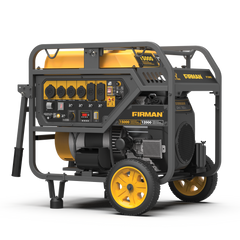 FIRMAN Power Equipment Gas Portable Generator 15000/12000W Electric Start 120/240V with CO Alert