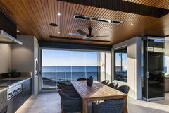 Bromic Heaters Platinum Smart-Heat 4500 Watt Radiant Infrared Outdoor Electric Heater | Black | 240V