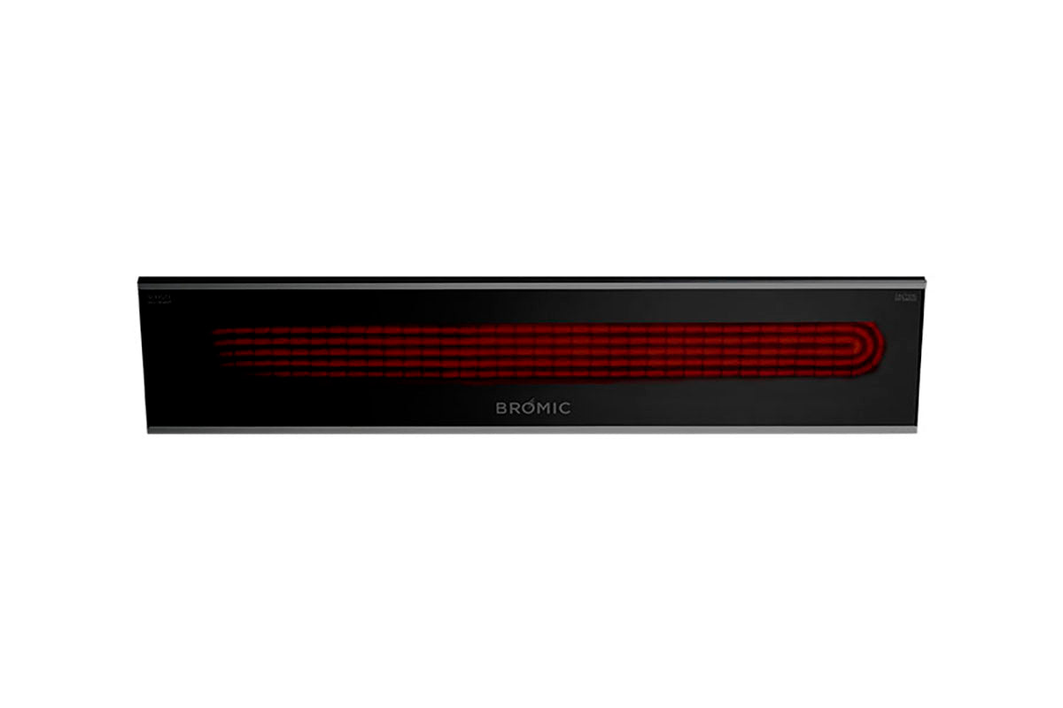 Bromic Heaters Platinum Smart-Heat 2300 Watt Radiant Infrared Outdoor Electric Heater | Black | 208V